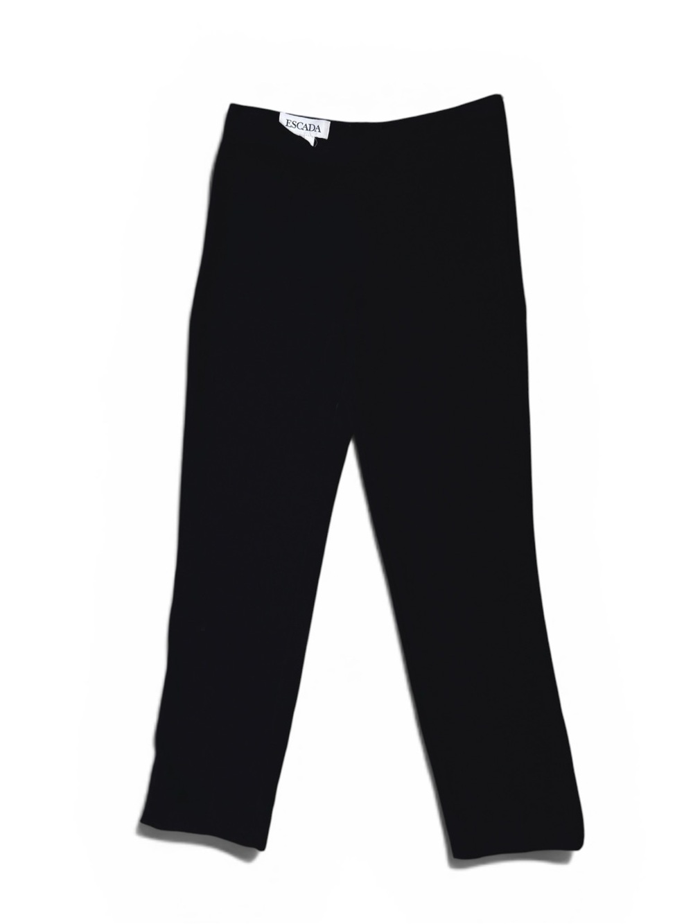 ESCADA Vintage Black 100% Virgin Wool Tailored Dress Pants Size 36
